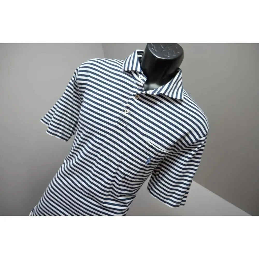 Polo Ralph Lauren Golf Polo Classic Fit Striped Short Sleeve Mens Sz‎ Medium